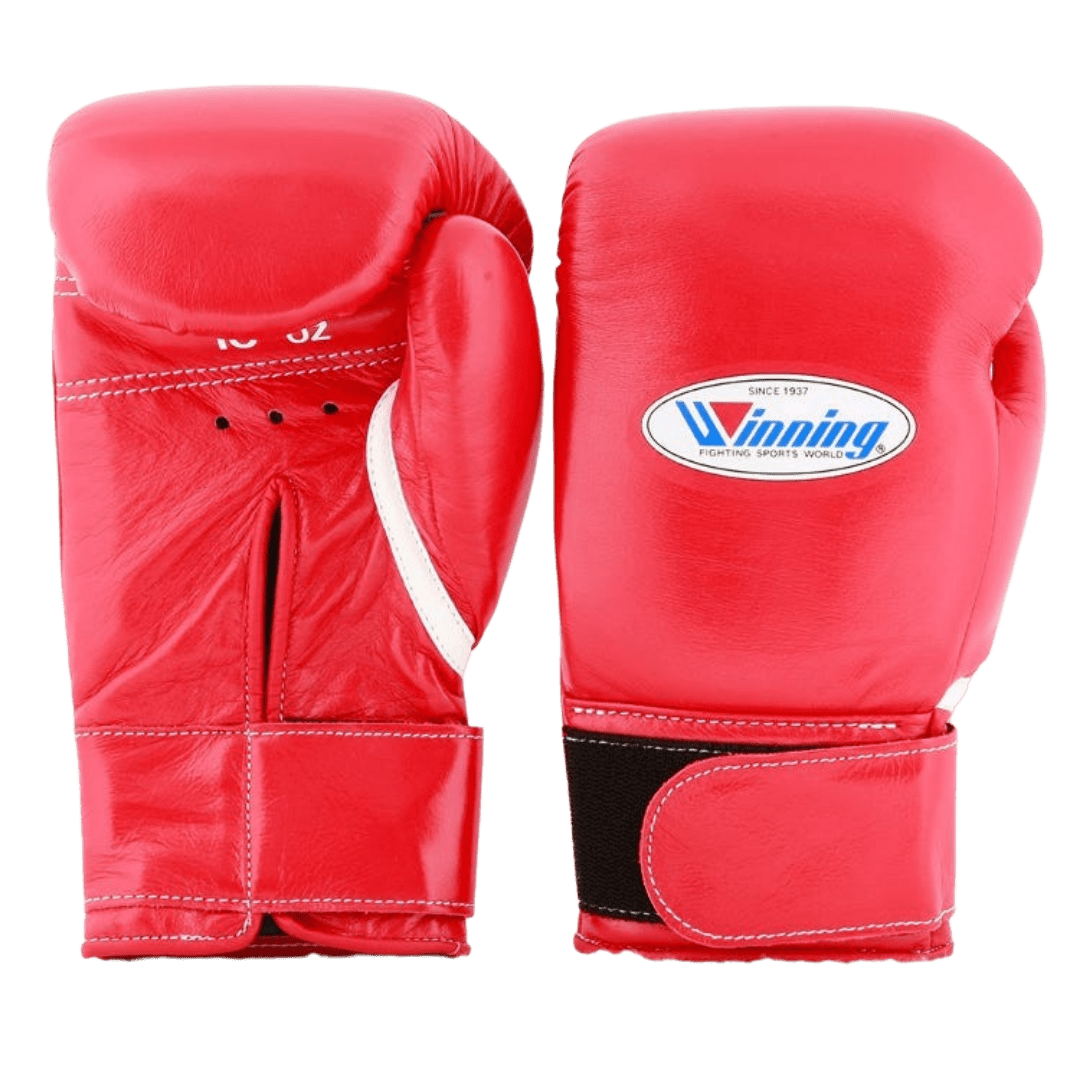Winning MS-300-B Boxing Gloves 10oz Velcro – Red – Warrior Fight Store