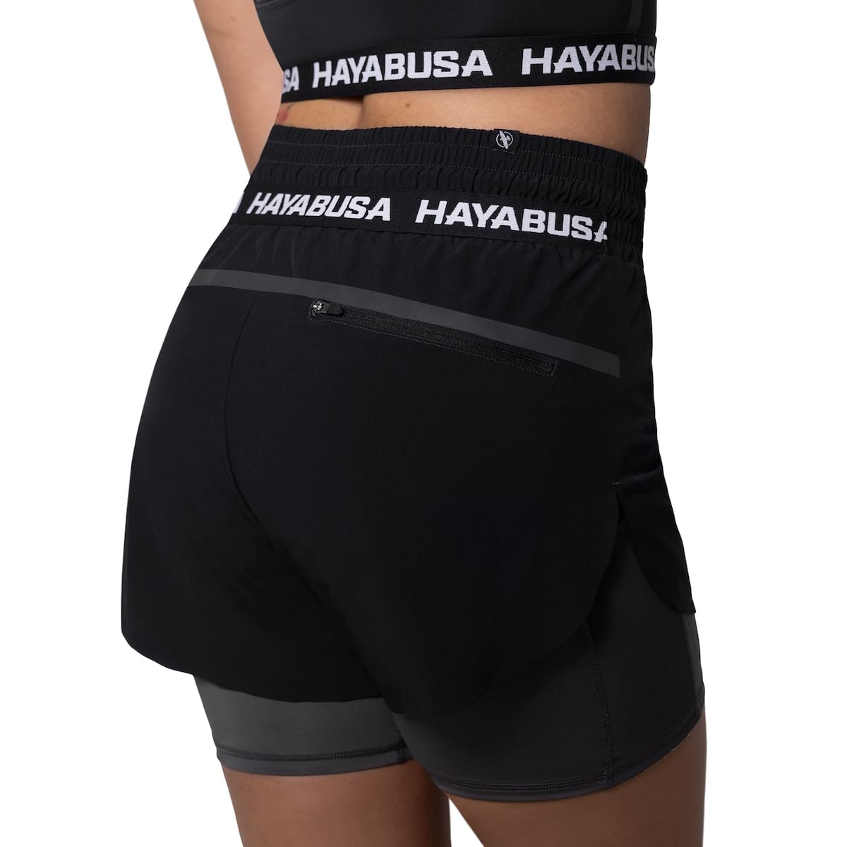 Hayabusa Women’s Mid Rise Layered Shorts - Multiple Colours - Image 2