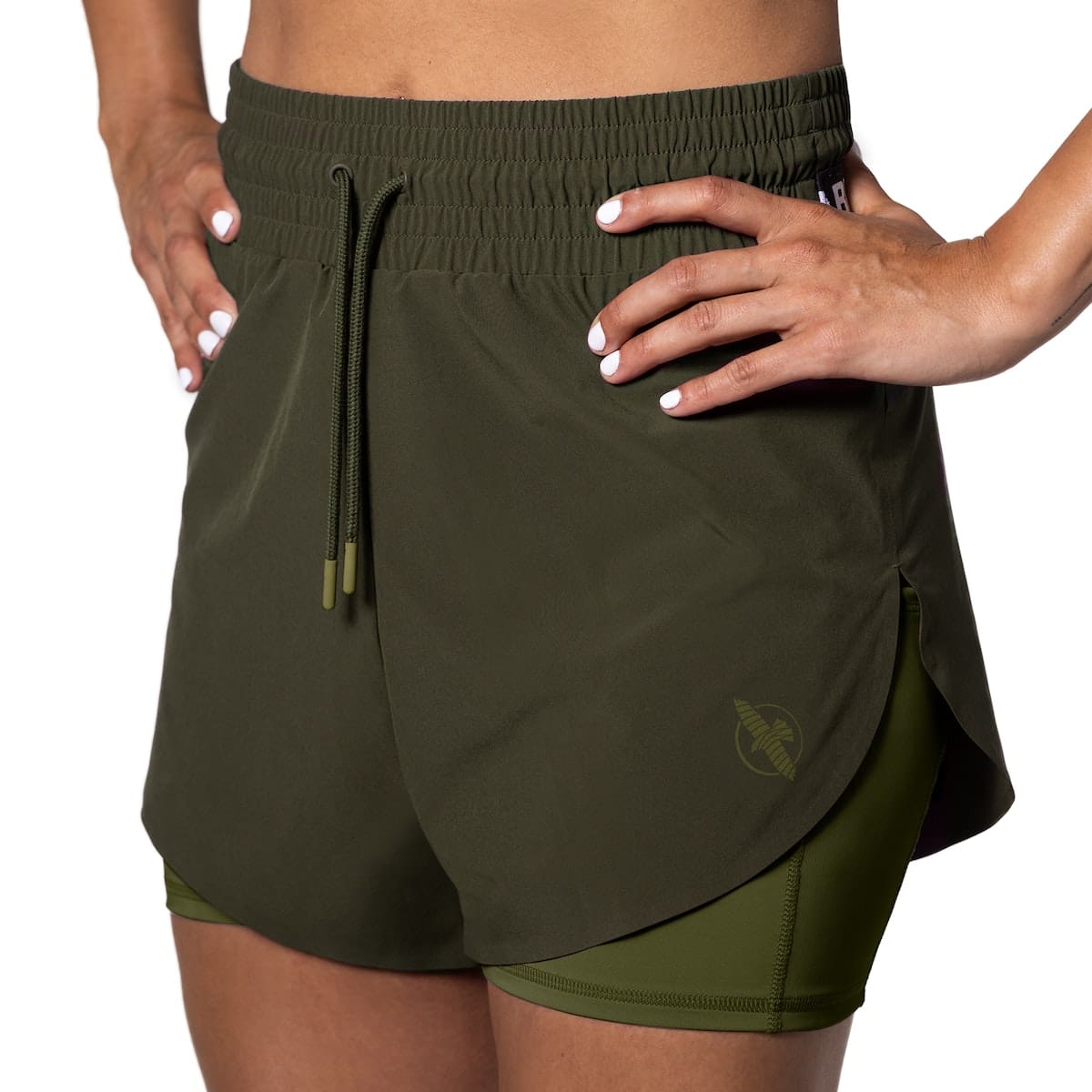 Hayabusa Women’s Mid Rise Layered Shorts - Multiple Colours - Image 5