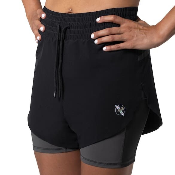 Hayabusa Women’s Mid Rise Layered Shorts - Multiple Colours