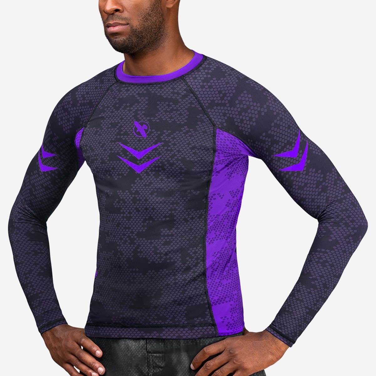 Hayabusa Ranked Long Sleeve Rash Guard - Multiple Colours - Image 3