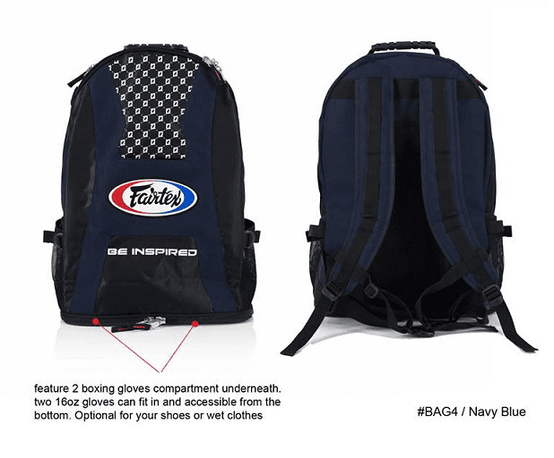 Fairtex BAG4 Backpack Navy - Image 5