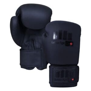 NFC Matte Black Boxing Gloves
