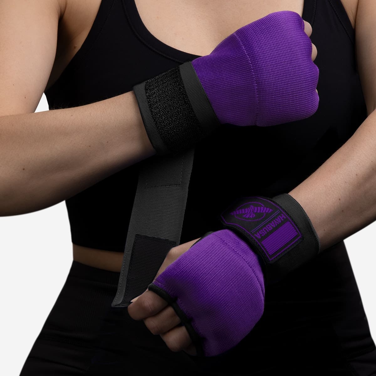 Hayabusa Quick Gel Hand Wraps - Pink / Purple - Image 8