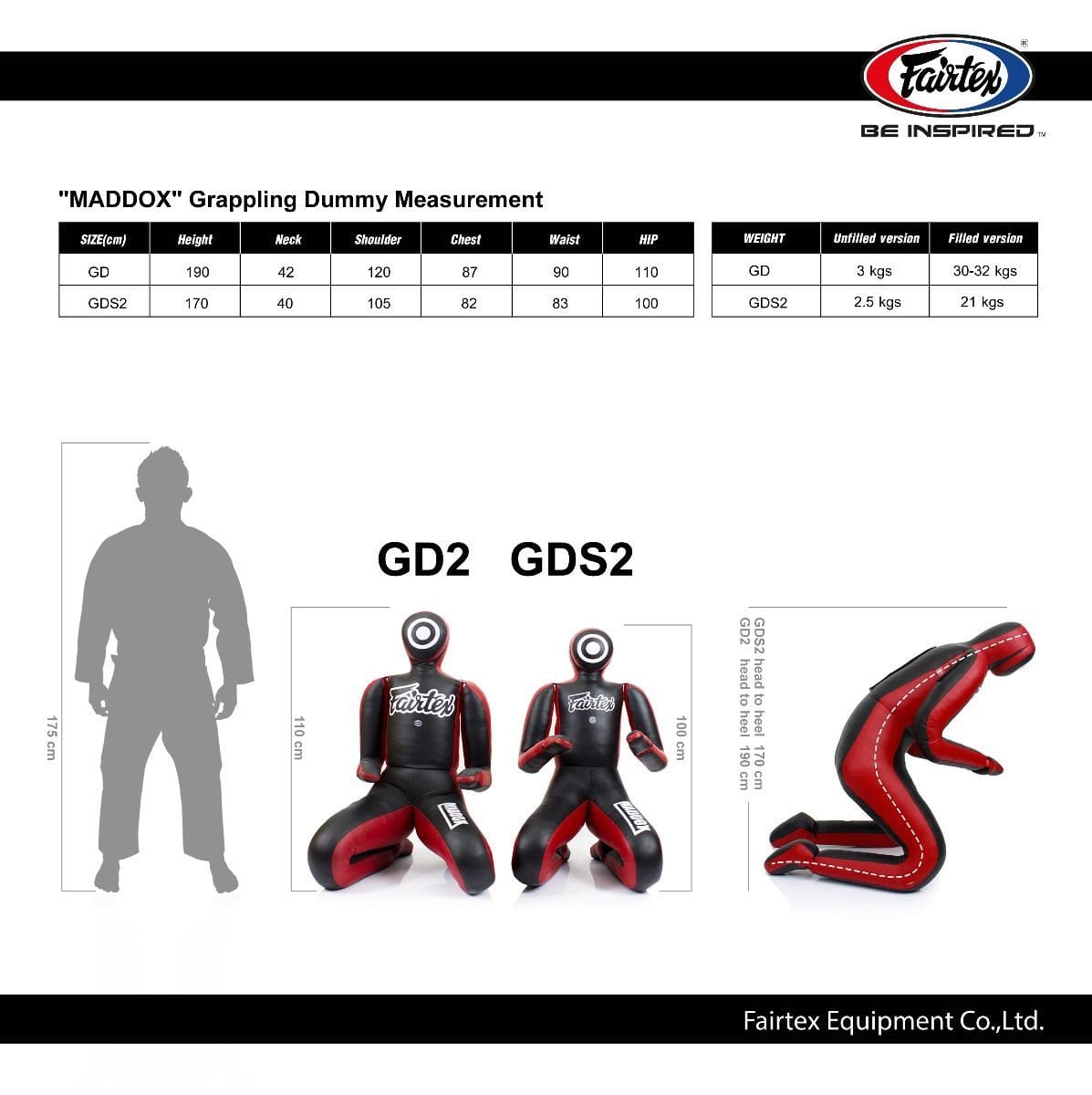 Fairtex GD2 Maddox II Grappling Dummy - Image 8
