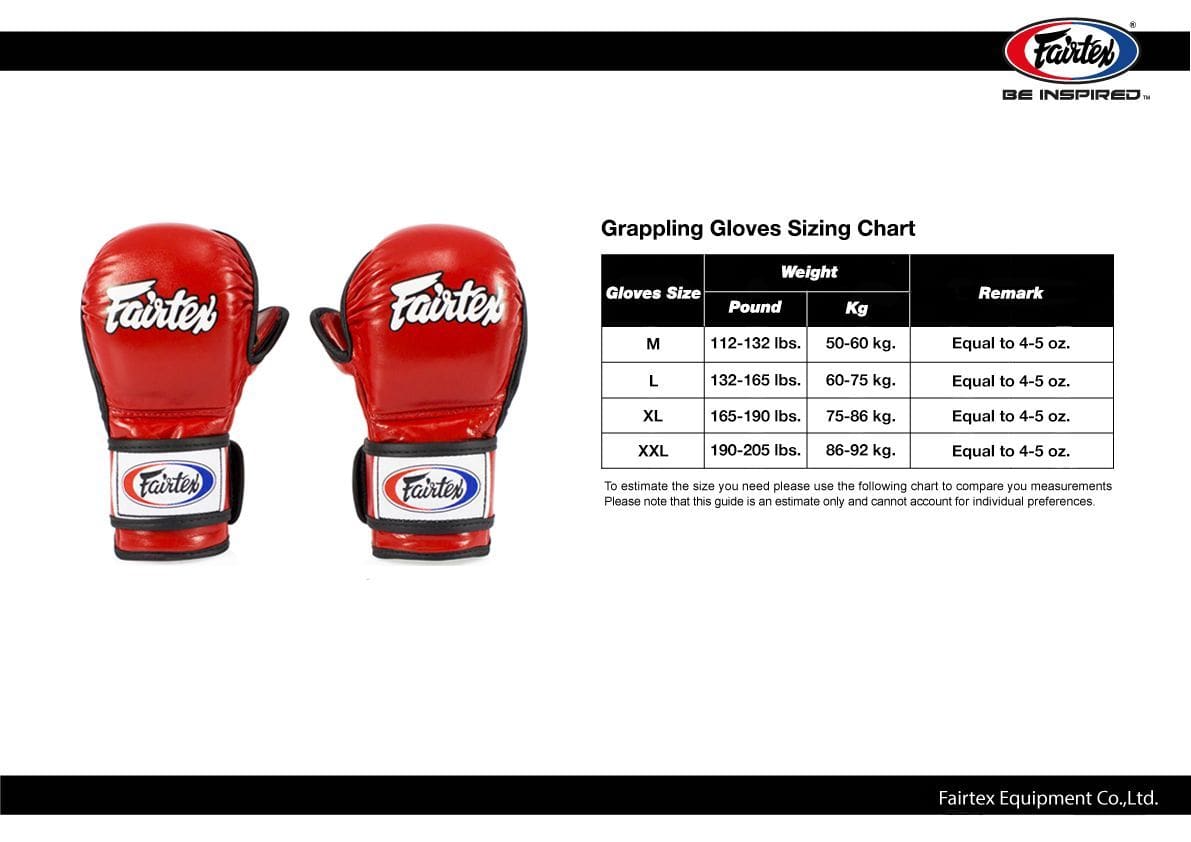 Fairtex FGV18 Super Sparring Grappling Gloves - Multiple Colours - Image 3