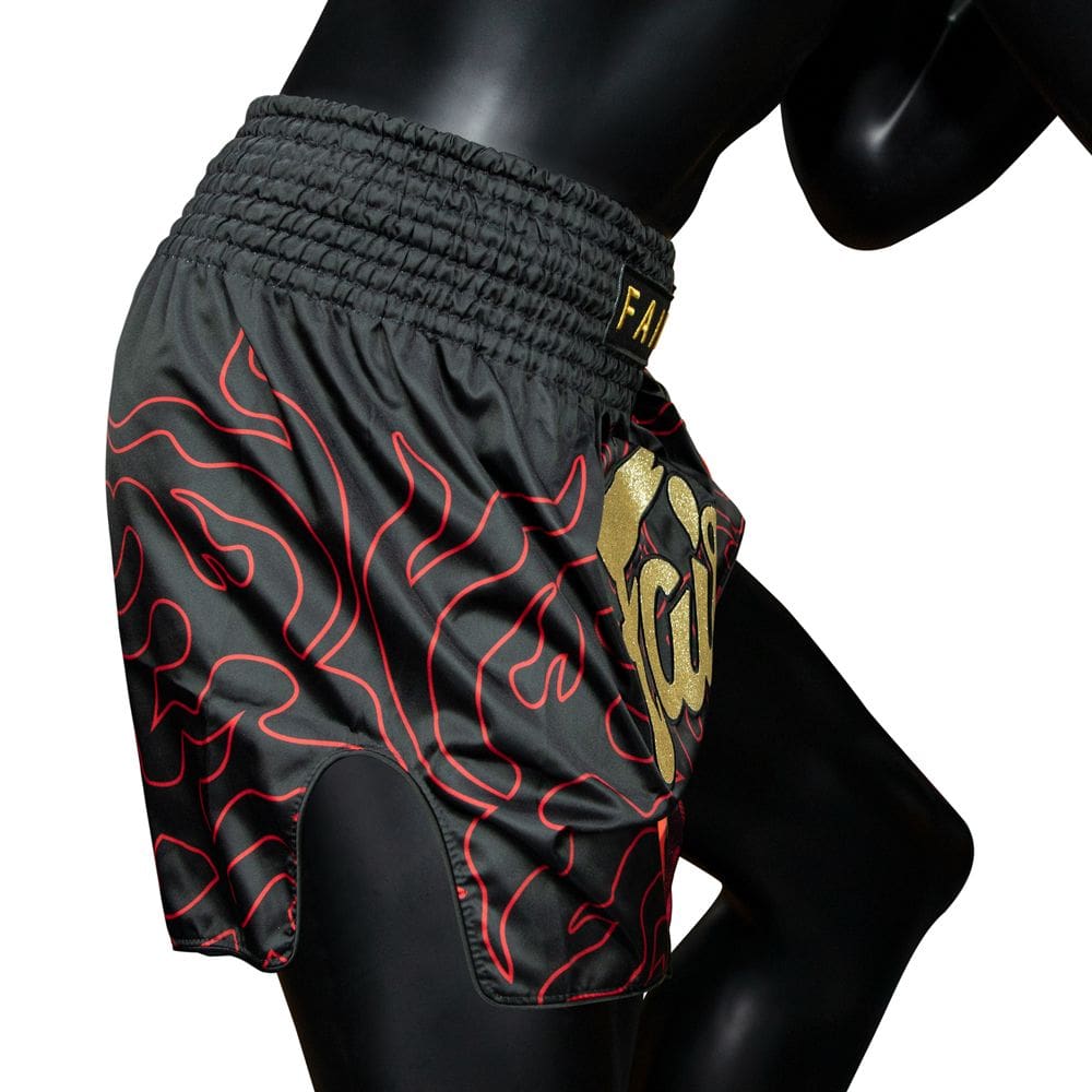Fairtex Muay Thai Slim Cut Shorts - BS1920 "Lava" - Image 3