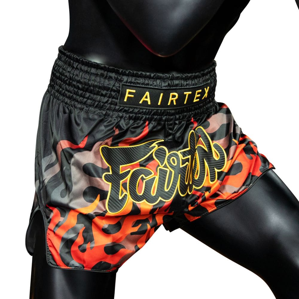 Fairtex Muay Thai Slim Cut Shorts - BS1921 "Volcano" - Image 2