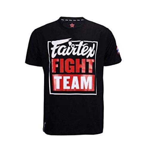 Fairtex T-Shirt - TST51 - Fairtex Fight Team - Black/Red