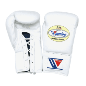 Winning MS-200 8OZ White Lace BOXING GLOVES