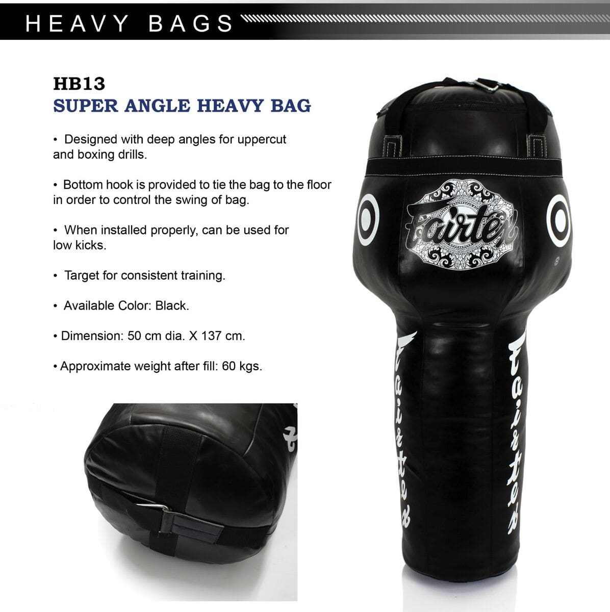 Fairtex HB13 Super Angle Heavy Bag - Image 2