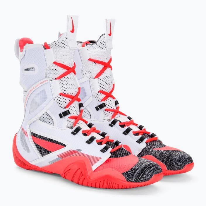 Nike Hyperko 2 White/Crimson/Black Boxing Shoes - Image 2