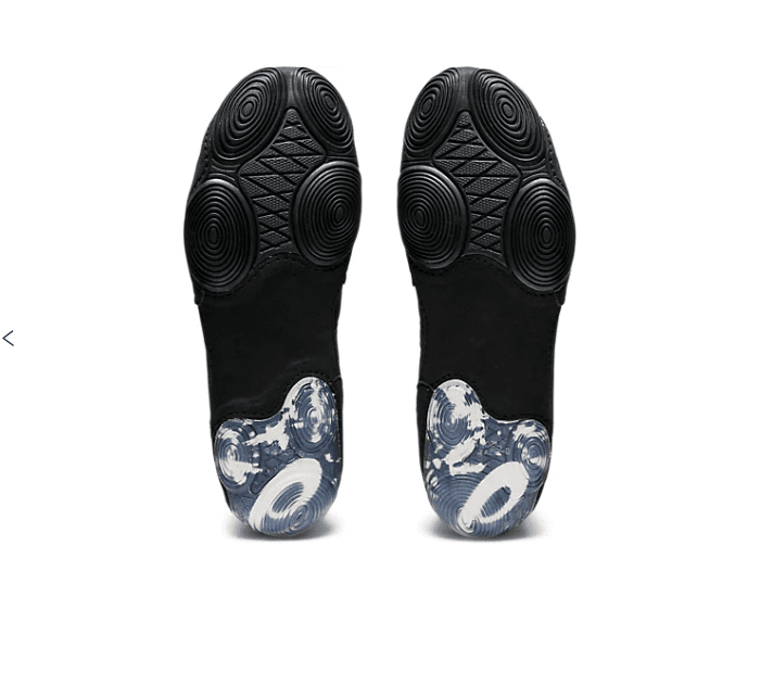 Asics SPLIT ELITE Black/Gold Wrestling Shoes - Image 2
