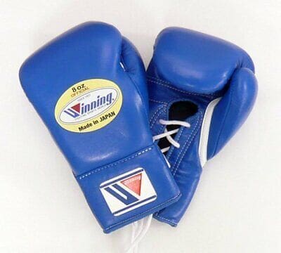 Winning MS-200 8OZ Blue Lace BOXING GLOVES