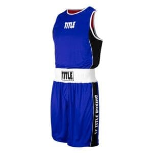 TITLE Boxing Stinger Reversible Amateur Boxing Set - Red/Blue
