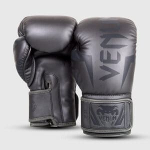 Venum Elite Boxing Gloves - Grey/Grey
