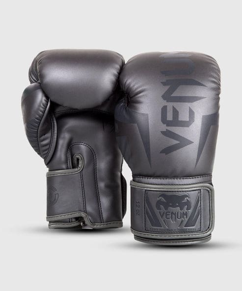 Venum Elite Boxing Gloves - Grey/Grey