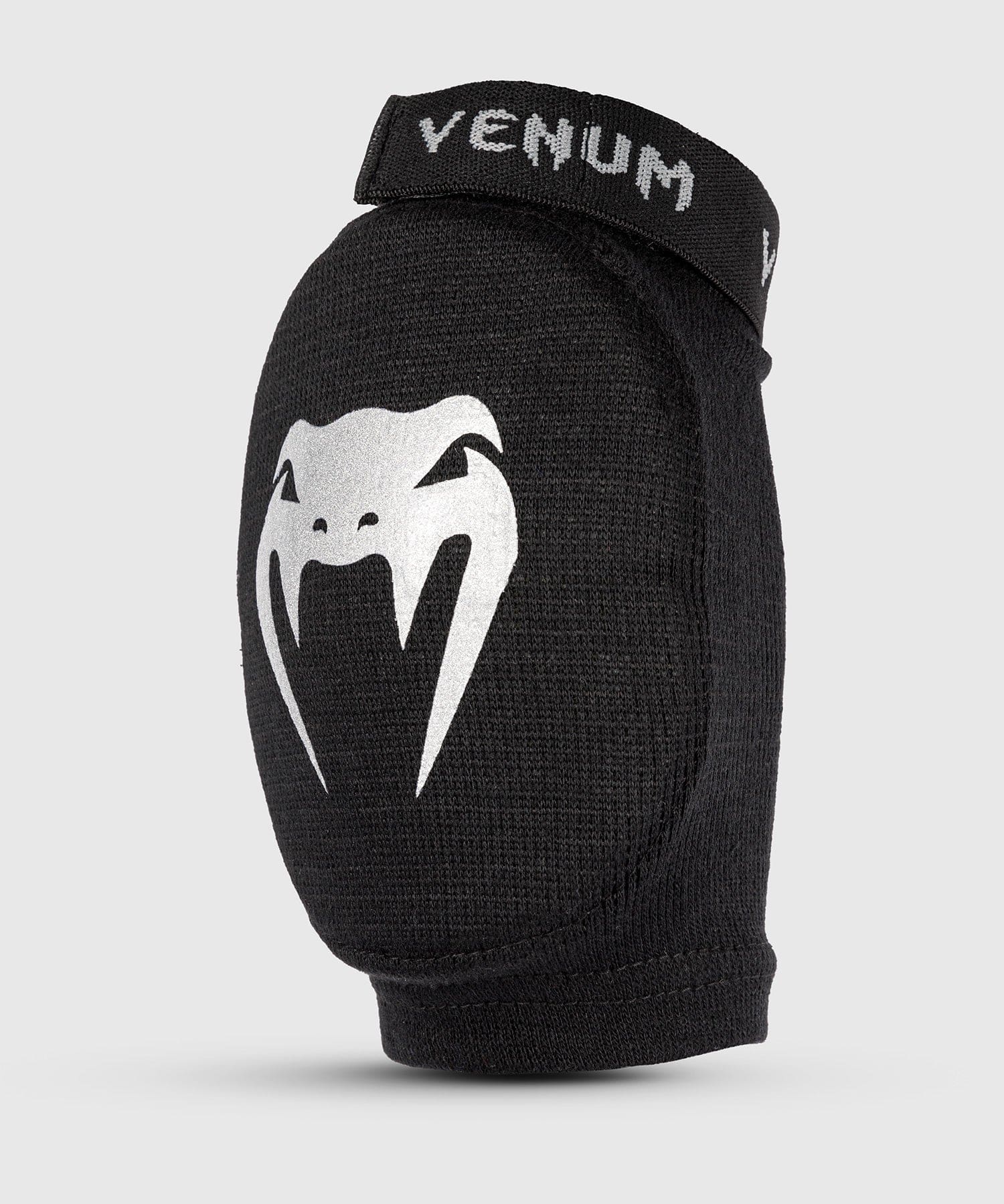 Venum Kontact KIDS Elbow Guards - Black/Silver - Image 4