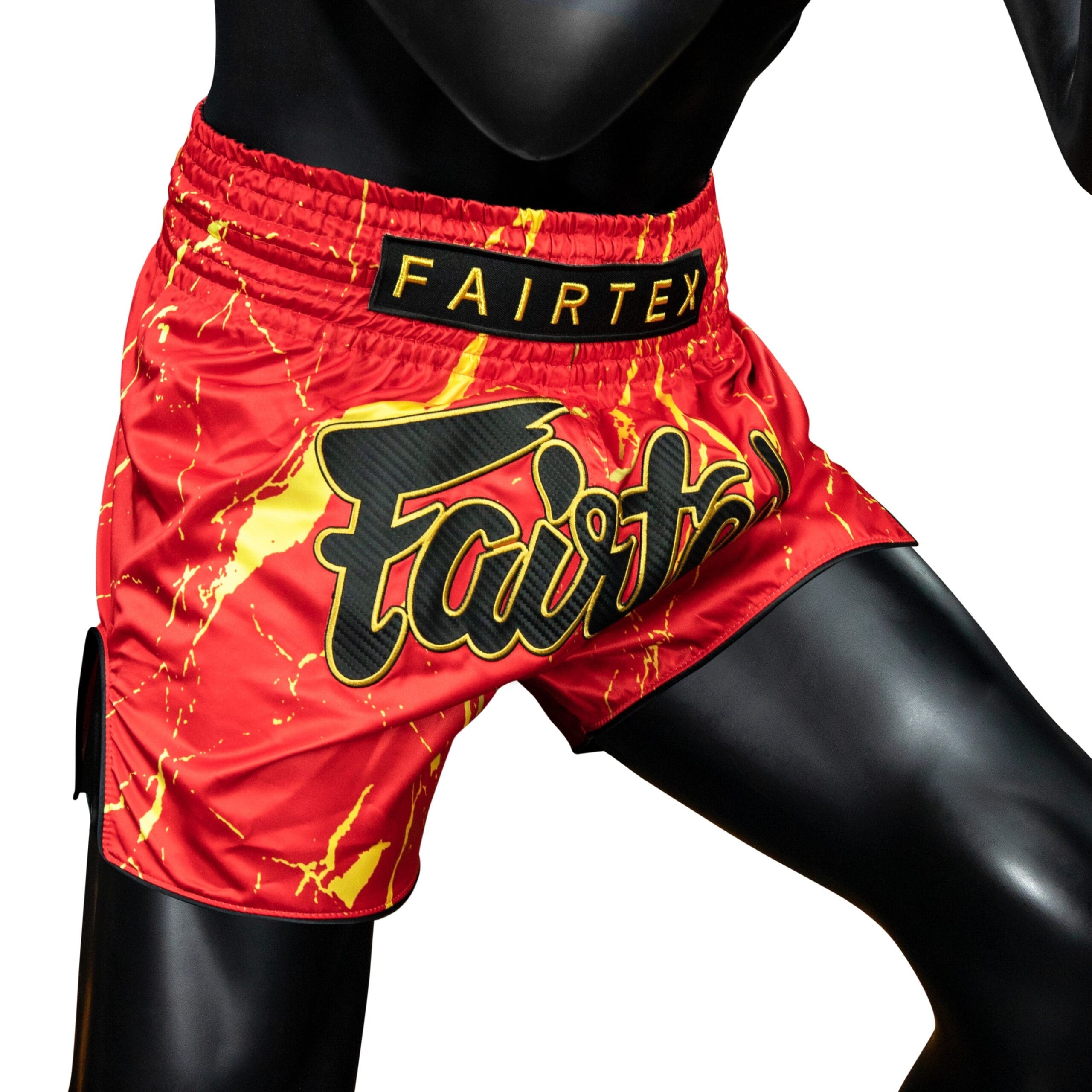 Fairtex BS1946 Slim Cut Muay Thai Shorts - Inferno - Image 2