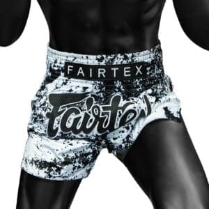 Fairtex Muay Thai Shorts - BS1948 Grunge White
