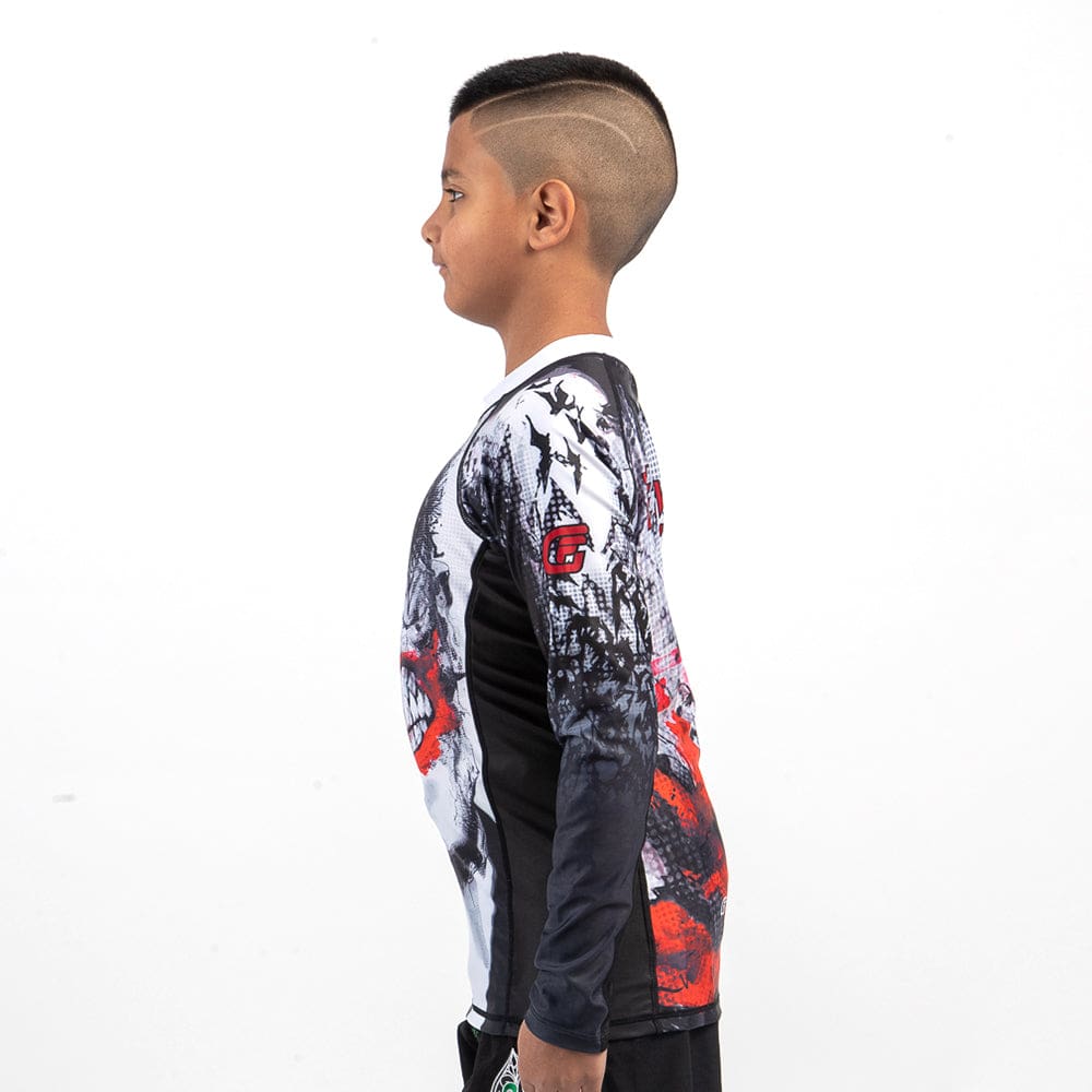 Fusion Fight Gear Tec 880 Joker Kids BJJ Rash Guard - Image 5