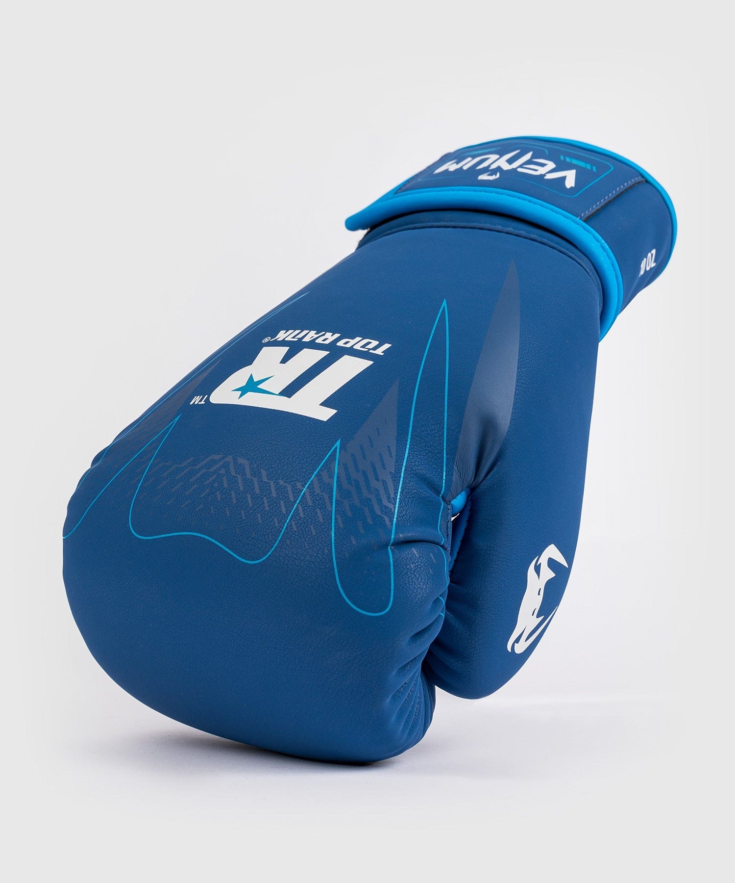 Venum X Top Rank Original Impact Boxing Gloves - Navy Blue - Image 5