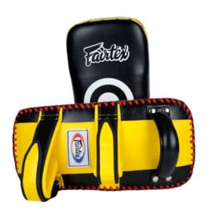 Fairtex KPLC2 Standard Curved Thai Pads - Black/Yellow