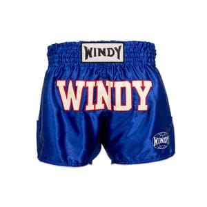 Windy Muay Thai Shorts - Retro - Satin Blue