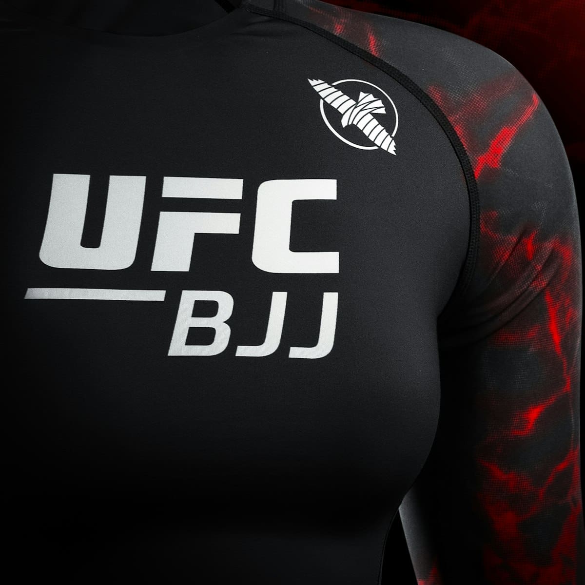 UFC BJJ Women’s Long Sleeve Rash Guard - Multiple Colours - Image 2