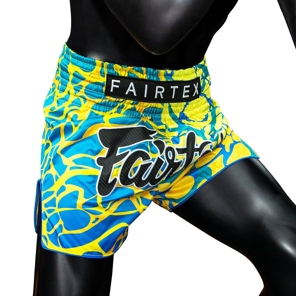 Fairtex Muay Thai Shorts - BS1927 Magma Green - Image 2