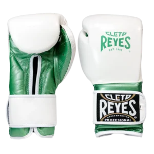 Cleto Reyes Rarity Limited Edition Boxing Gloves - White/Green 14oz
