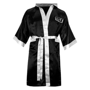 TITLE Boxing Pro Full Length Robe 3.0 - Black/White